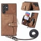 thumbnail image 1 of Funda Tipo Cartera con Correa Cruzada para Samsung Galaxy S22 Ultra Protección Contra Golpes Marrón, 1 of 5