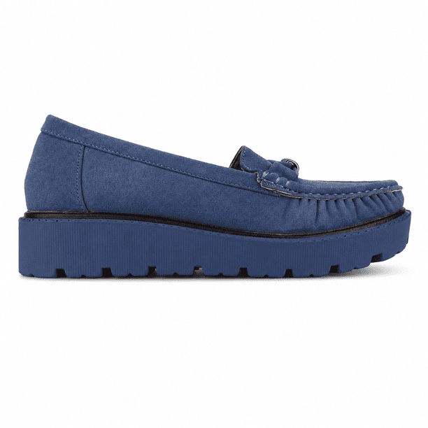 Mocasin Mujer Chalada Gran-22 Azul Casual