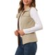 thumbnail image 4 of INSPIRE CHIC Chaqueta de Mujer con Cremallera Sin Mangas Anorak Chaleco Utilitario con Bolsillos M Caqui, 4 of 7