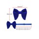 thumbnail image 3 of INSPIRE CHIC Conjunto de Pajarita Ajustable de Color Sólido con Pañuelo de Terciopelo para Hombre Azul Real Talla Única, 3 of 4