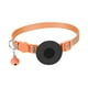thumbnail image 2 of Collar Para Gatos Con Soporte Para Rastreador A Prueba De Agua Collar Reflectante Para Gatitos Separable Naranja, 2 of 5