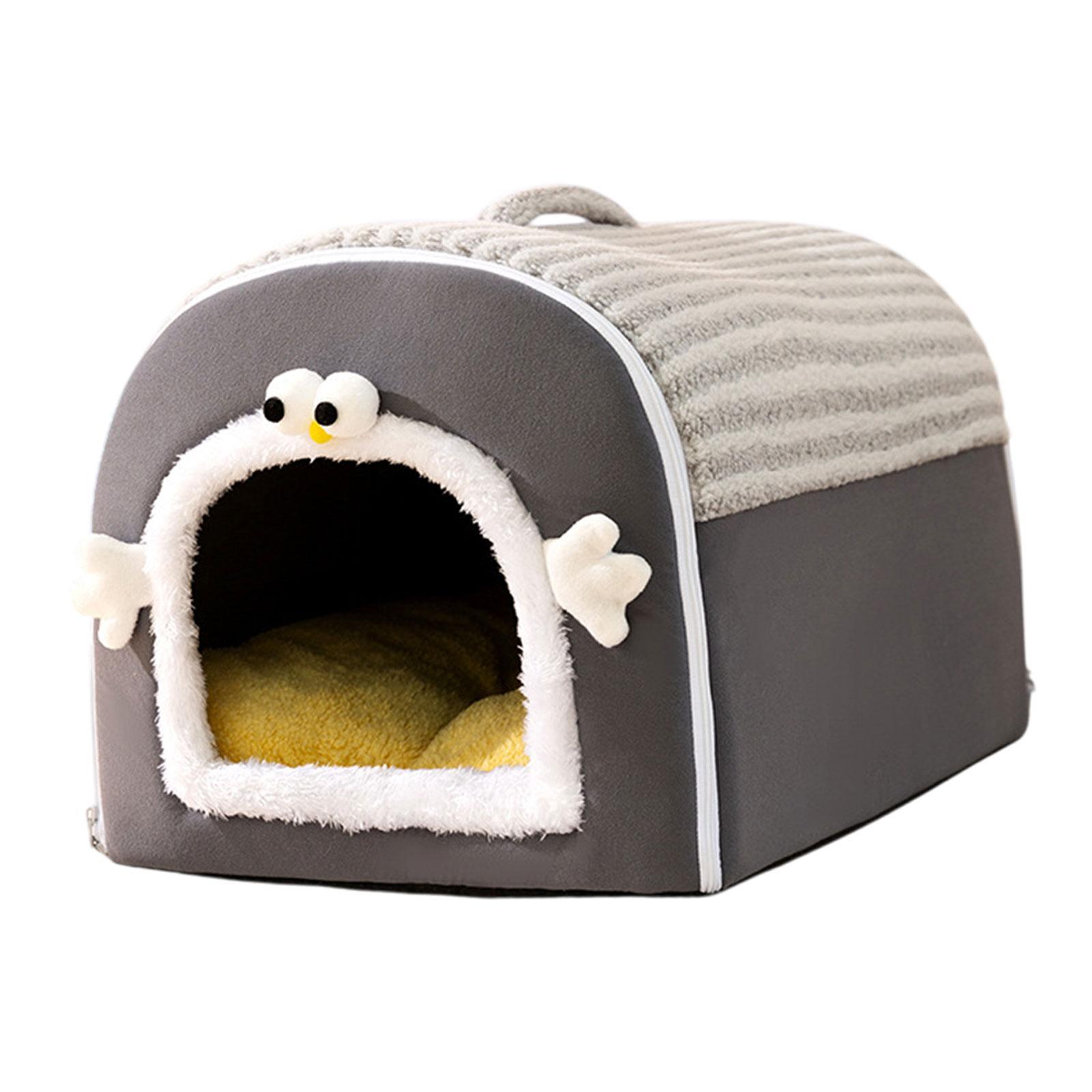 Magideal - Cats De Gato Mascota Casa De Nido Suave Y Cálido Cueva De Cachorros All Seasons Cat Cat Cent Dog Tent Shelter Para Cachorro Pequeño Y Medio De Tamaño L