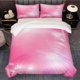thumbnail image 1 of 3pcs Pink Radiant Line Pattern Bedding Set Duvet Cover and Pillowcases with Multicolor Print for All Seasons, 1 of 5