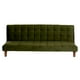 thumbnail image 1 of Futon Turin Tela Velvet Verde, 1 of 3