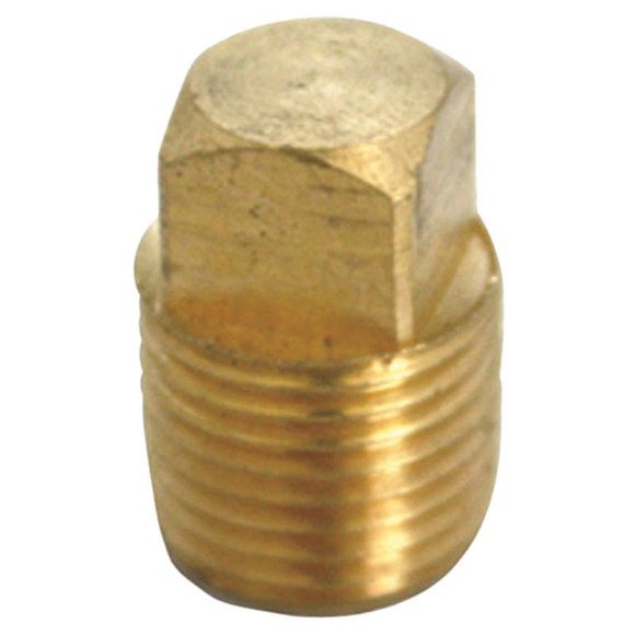 Enchufe HOMEPLUS+ con núcleo de cabezal cuadrado de latón, 1,9 cm, 3/4 pulgadas