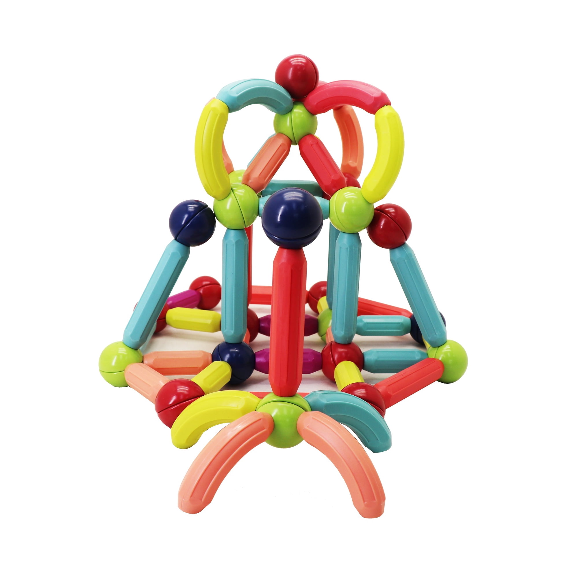 Magnescape - Bastones Magnéticos De Construcción 92 Piezas - Libre De Plomo