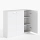 thumbnail image 2 of Gabinete Oficina Medio Space 3 puertas 120 Blanco, 2 of 3