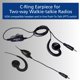 thumbnail image 2 of Auriculares Kenwood KHS-34 Walkie Talkie, micrófono PTT, 2 of 6