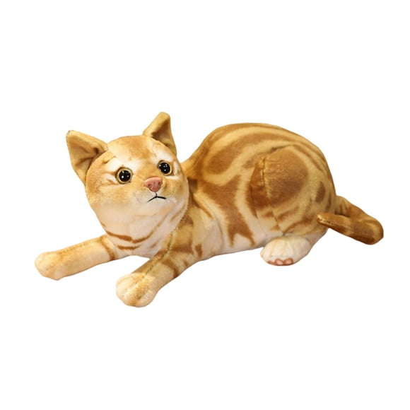 Encantador Mu?eco De Peluche De Gato Para Decoración De Fiestas Temáticas De Animales, Color Amarillo