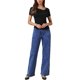 thumbnail image 2 of INSPIRE CHIC Top de Manga Corta para Mujer con Fruncido, Camiseta de Salida, Ajuste Ceñido, Blusa Básica S Negra, 2 of 6