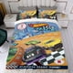 thumbnail image 4 of Hot Wheels: A Correr Conjunto de sábanas temático, trío de piezas, cómodo y amigable con la piel, diseño único, regalo de decoración para el hogar para familiares, amigos y fans, 90 cm * 190 cm, 4 of 6