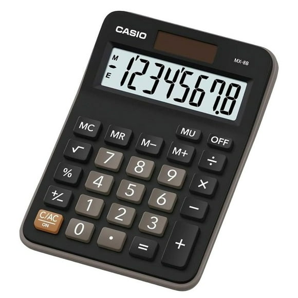 Calculadora CASIO tipo mini escritorio MX-8B