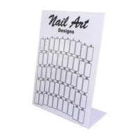 Ioensy - Tablero De Exhibición De Arte De Uñas Salón De Principiantes Exhibición De Muestra De Uñas Exhibición De Uñas Blanco