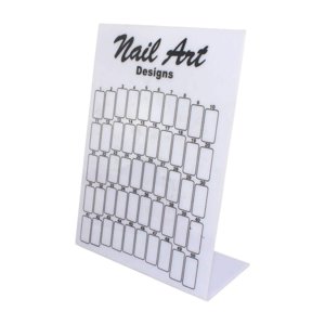 Ioensy - Tablero De Exhibición De Arte De Uñas Salón De Principiantes Exhibición De Muestra De Uñas Exhibición De Uñas Blanco