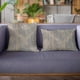 thumbnail image 3 of Cojín decorativo Plutus Brands Blue Plutus Diamond Jacquard 66x66 cm, 3 of 9