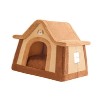 Ioensy - Casa Para Perros De Interior Con Base Antideslizante, Cama Suave Para Cachorros, Gatos Y Gatitos De Interior M