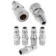 thumbnail image 4 of 7 unids conector de acoplamiento rápido duradero conector línea de aire manguera acoplador sm20 pm20, 4 of 4
