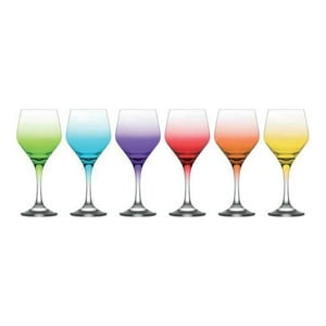 Genérico - Set 6 Copas De Vidrio Capacidad 330 Ml Hogar Set 6 Copas