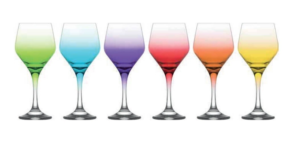 Genérico - Set 6 Copas De Vidrio Capacidad 330 Ml Hogar Set 6 Copas