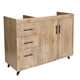 thumbnail image 2 of Mueble base de cocina nogal cajones izquierdo 98x49x90 cm (No Incluye Cubierta), 2 of 3