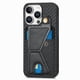 thumbnail image 5 of Funda Resistente para iPhone 16 Pro Max con Tarjetero y Soporte, Diseño Magnético Negro, 5 of 5