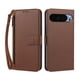 thumbnail image 1 of Funda Tipo Billetera para Google Pixel 11 Pro XL con Soporte y Bolsillo con Cierre Marrón, 1 of 1