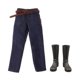 thumbnail image 5 of 1/6 Pantalones Vaqueros De Mezclilla Clásicos Masculinos Y Zapatos De Arranque Para Figuras De Acción De 12 Pulgadas, 5 of 5
