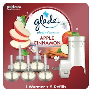 Kit De Ambientador Glade Plugins Recargas Manzana Canela