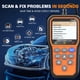 thumbnail image 2 of Herramienta de diagnóstico del escáner OBD2 BluSon YM319 con comprobador de batería, 2 of 8