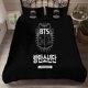 thumbnail image 2 of BTS Bangtan Boys Quilt Duvet Cover Set Home Textiles Pillowcase3-Piece Bedding Set, 2 of 5