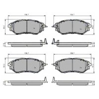 Pastillas Freno Para Auto Powerstop 17-1078