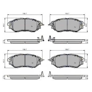 Pastillas Freno Para Auto Powerstop 17-1078