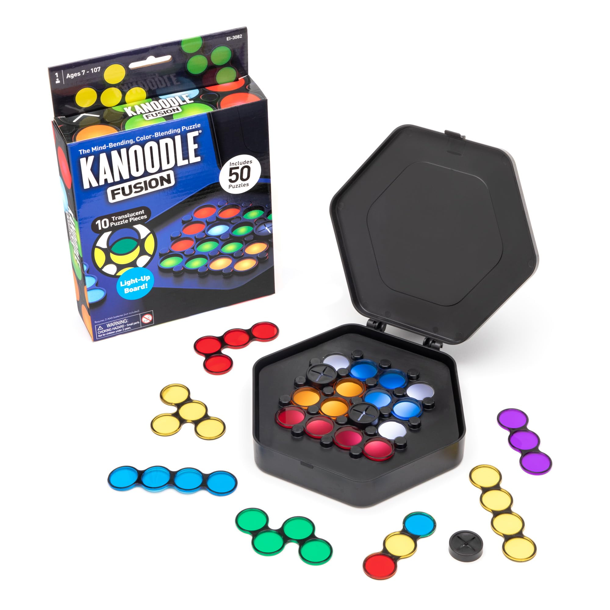 Juego De Rompecabezas Educational Insights Kanoodle Fusion Light-up