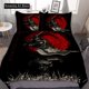 thumbnail image 1 of Japanese Style Armor Samurai Ronin Moon Bedding Set Duvet Cover Bed Set Quilt Cover Boys Adult, 1 of 5