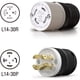 thumbnail image 2 of Enchufe NEMA L1430P ELEGRP 30A 250V Bloqueo, 2 of 3