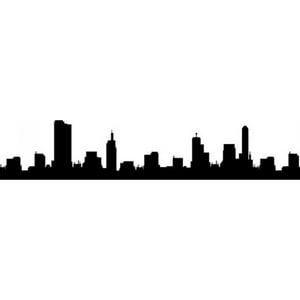 Rienda Libre Graphics - Decomural Urban City Skyline Cityscape Ws-15840