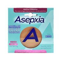 Asepxia Maquillaje Polvo Compacto Beige Mediano 10 Gr
