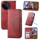 thumbnail image 3 of Funda Flip FOXDOCK para Realme 11 4G , Estilo Billetera con Diseño Rombo, Correa de Mano y Soporte, Uso Diario, 3 of 6