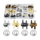 thumbnail image 1 of 20 Piezas Botones De Metal Botones De Billetera Con Broches Finos Para Ropa Monederos Unisex 18mm, 1 of 5