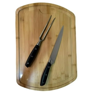 Attimo - Tabla Set Pincho Cuchillo Para Asado