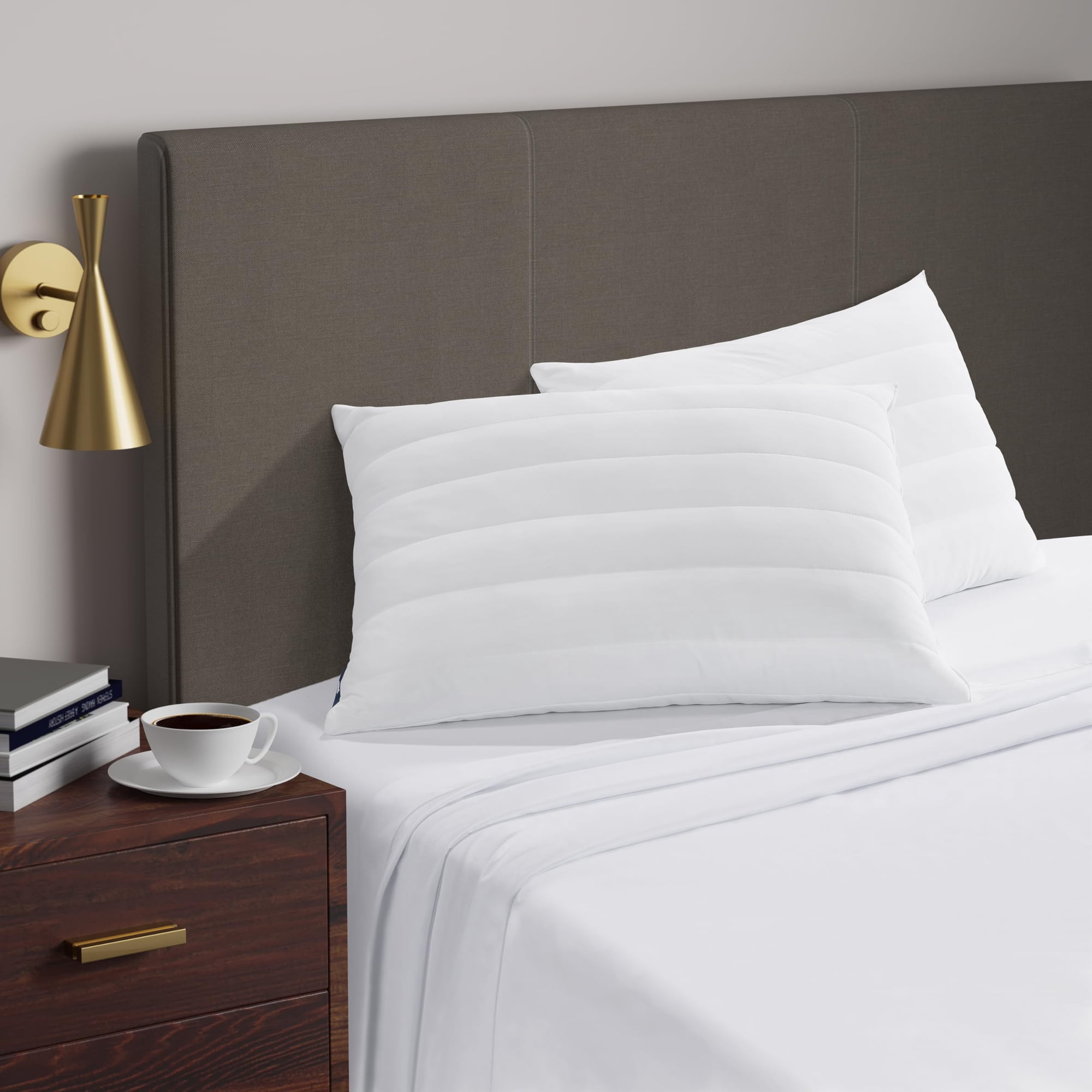 Almohadas Hipoalergénicas Acolchadas Y Refrescantes Serta Para Cama, Paquete De 2