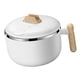 thumbnail image 4 of Speedy Ramen Cooker Ramen Bowl Ensaladera con asas Tazón de servir portátil Tazón de sopa Tazón de fideos para Picnic Cocina Hogar Cocina instantánea Blanco, 4 of 5