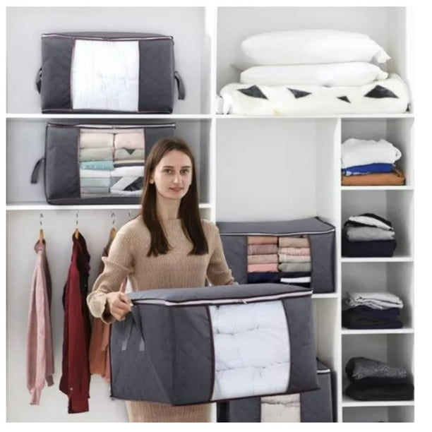 6 Unidades Organizador De Bolsas De Almacenamiento De Ropa | Lider