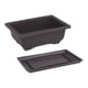 thumbnail image 4 of Macetas de entrenamiento con bandeja Portátil Único con orificio de drenaje Plantas de bonsái Maceta Macetas exteriores para balcón Patio Piso Sala de Rectángulo S, 4 of 5