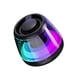 thumbnail image 1 of Mini altavoz con diafragma de bajo, altavoz de imán interno de 5W, 7 horas de tiempo de reproducción, emparejamiento estéreo TWS, luz RGB, slot para tarjeta TF, 1 of 6