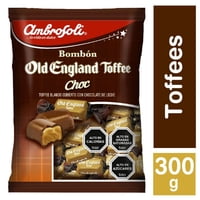 Caluga Toffee Bañada En Chocolate 300 G Ambrosoli