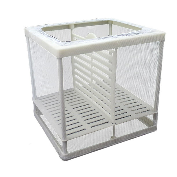 Red de aislamiento para acuario, caja divisora para pecera, incubadora de desove juvenil, rejilla de separación para acuario, contenedor de alimenta S con tablilla