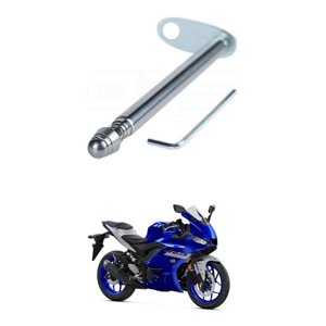 Genérico - Antena Corta Hilo Moto Yamaha R3 / Mt 03 / R3A / Mt03A Negro