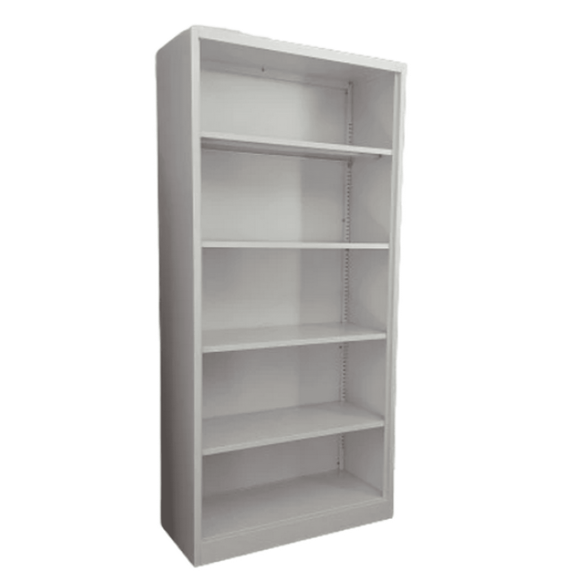 Metalbrein - Estante Semi Cerrado Metálico Blanco - 185x87x40 Cm