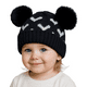 thumbnail image 1 of Gorro Invierno Infantil De Lana Diseño Corazones Unisex, 1 of 3